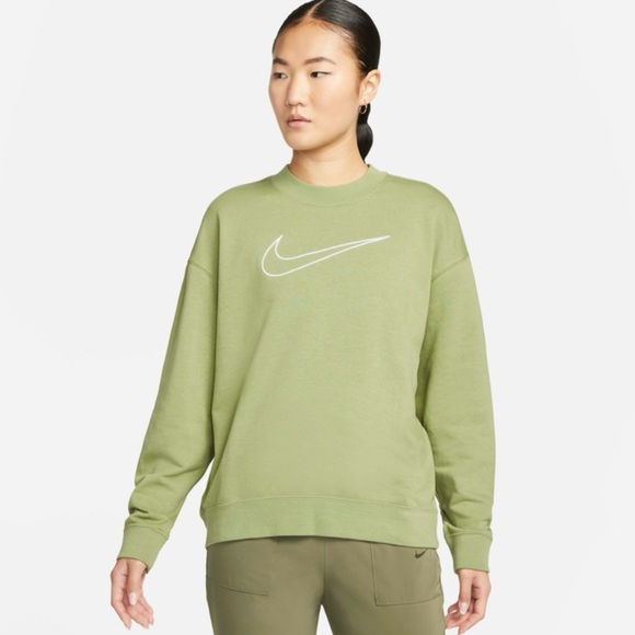 Nike Dri-FIT Get Fit Women's Graphic Crew-Neck Sweatshirt - Picture 1 of 11